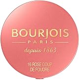 Bourjois Little Round Pot Blusher 16 Rose Coup de Foudre Pink Box with Mirror
