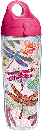 Tervis 1245231 Dragonfly Mandala Tumbler with Wrap and Passi