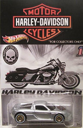 Hot Wheels CUSTOM PORSCHE CARRERA GT "Harley-Davidson Motor Cycles" Real Riders Rubber Wheels Collectible Die Cast Model Car 1:64 Scale Limited Edition 1/10 Made!