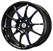 Konig Illusion Black Ball Cut Blue Wheel (17x7