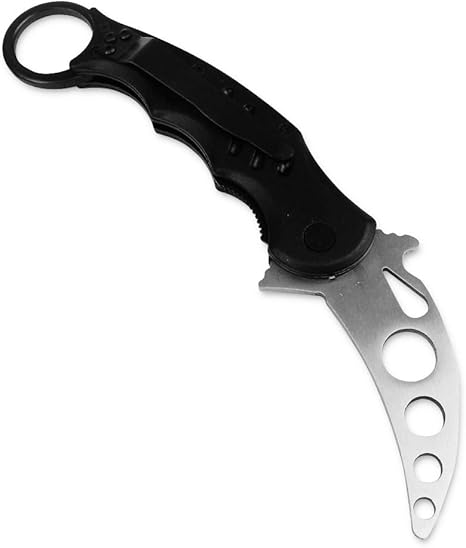 Amazon Co Jp Ronron 製品保証書付き 刃無し カランビットナイフ 改良グリップ 練習用 トレーニング 訓練 サバゲー コスプレ 改良グリップ サバイバルゲーム スポーツ アウトドア