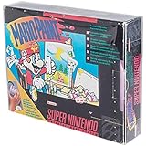 Evoretro Game Box Protectors for SNES Mario Paint and Compatible with Earthbound