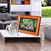 Digital Picture Frames SZSUPER 7 inch Digital Photo Frame High Resolution LCD Electronic Picture Frames with Video Player Calendar Auto On/Off Timer with Remote Control Digital Frame (Wooden)thumb 1
