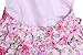 DQdq Baby Girls' Floral Print Ruffles Romper Summer Dress White Peony 12 Month