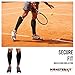Calf Compression Sleeve + 3M Reflective Laces - Socks for Men & Women - Guard Sleeves for Calves, Shin Splints Running Cycling Hiking CrossFit Basketball Baseball Triathlon & Gym - Lifetime Guarantee