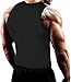 Rdfmy Men's Hot Sweat Body Shaper Workout Tank Top Slimming Vest Weight Loss Shapewear Neoprene No Zipper