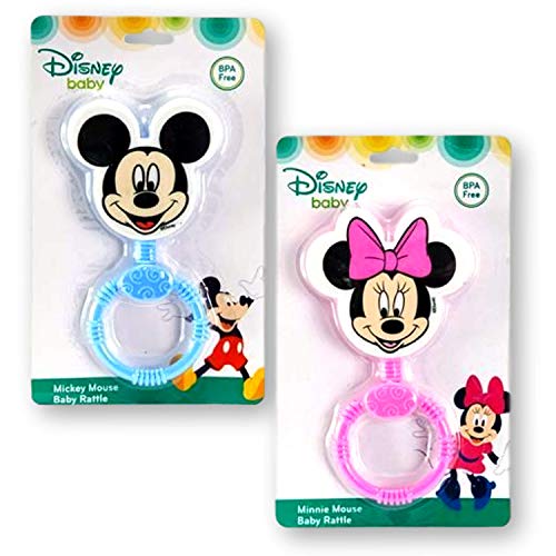 Disney Baby Toy Set Minnie Mouse and Mickey Mouse Rattle Toys Pricepulse