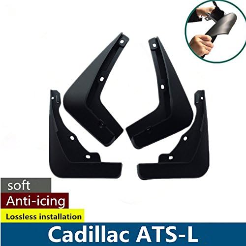chen255 4PCS Car Mud Flaps Fenders Splash Guards Mud Flap Mudguards Fender For Cadillac ATS-L 2016 2017 2018 2019