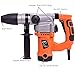 Goplus Electric Rotary Hammer Drill 1-1/2-Inch 1000W SDS Chisel Bits Demolition Kit w/Case