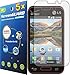 5x LG Optimus Zone II 2 VS415 VS415PP / LG Optimus Fuel L34C Premium Clear LCD Screen Protector Guard Shield Cover Film Kit (Package by Guarmor Brand)