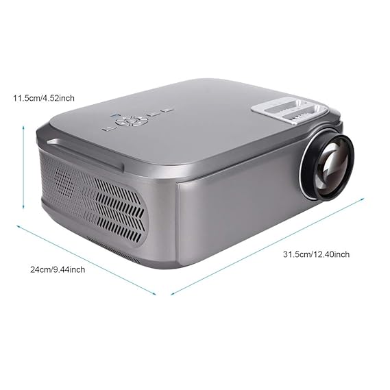 Proyector de cine en casa, 1280 x 768 HD micro-LED, soporta 19 ...