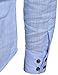 Mens Thin Henley Button-down Slim Fit Rollup Sleeve Shirt