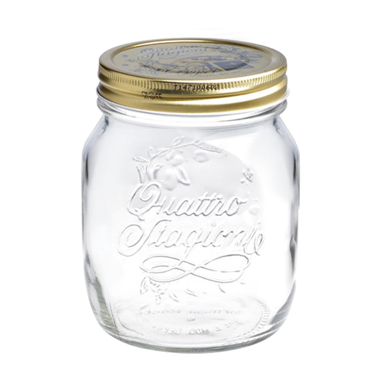 BORMIOLI ROCCO 6164207 Jars, 4 Seasons, 700 g, Bamboo