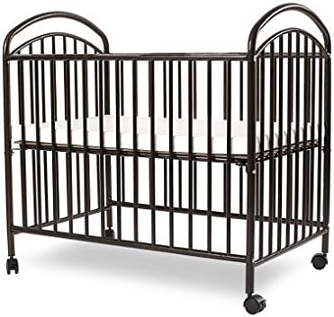 LA Baby Mini/Portable Crib, Black