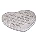 Roman You are Gone But Not Forgotten Heart Garden Stepping Stone 11 Inch