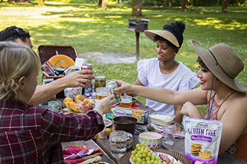 Milton's Gluten Free Baked Crackers, 3 Flavor Variety Bundle. Crispy & Gluten-Free Baked Grain Crackers (Everything, Cheddar, and Multi-Grain, 4.5 oz).