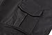 TACVASEN Mens Outdoor Ripstop Tactical Camo Trousers Cargo Pants with Knee Pads, Black, US S(Tag 32/M)