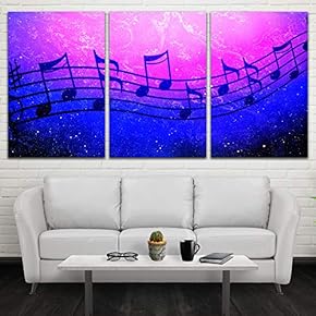 3 Panel Canvas Wall Art Starry Space Pictures Home Wall Decorations for Bedroom Living Room Paintings Canvas Prints Framed - 16"x24" x 3 Panels