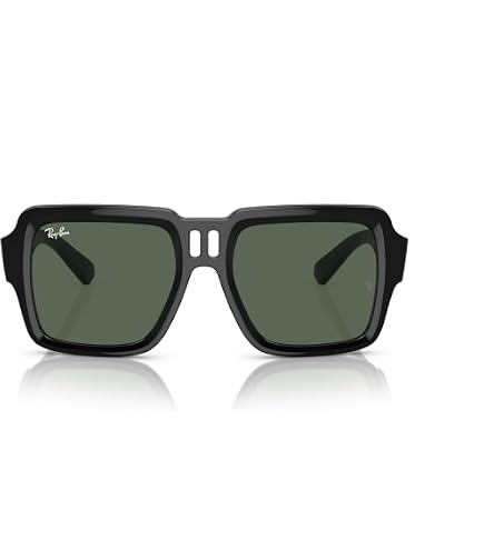 Amazon.com: Ray-Ban RB4408 Magellan Sunglasses, Striped Havana