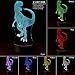 Dinosaur Night Light 3D Kids Bedside Lamp 7 Colors Change Dinosaur Toys Optical Illusion Night Lights Ideas Birthday Gifts for Kids Baby Girls Boys (Tyrannosaurus Rex 01)