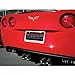 C6 Corvette License Plate Frame with C6 Flags