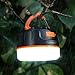 TOMONS 196lm Ultra Bright LED Camping Lantern, IP65 Waterproof Outdoor Lights, Tent Lamp with Rechargable 5200mAh Battery Power Bank for Camping, Hiking, Fishing and Emergencies-Orange