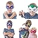 TEEHOME Superhero Masks Party Favors with 32pcs Perfect Fit For Children Aged 3+