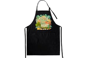 InnoBeta Gardening Gifts for Women, Gardening Apron for Gardening Lovers, Gardeners, Plant Lovers, Women, Apron with Pockets, Unisex & Size - A Little Dirt Never Hurt