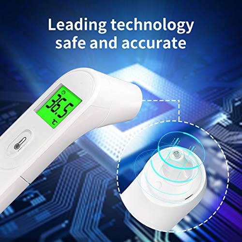 【New Version】Slimerence Forehead and Ear Thermometer 5-in-1 Digital Medical Infrared Temporal Thermometer Instant Reading for Adults and Baby - Thumbnail 6