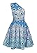 BBalizko Womens Summer Chic African Print Dashiki Style Sleeveless Bandage Irregular Dress
