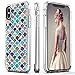 DOUJIAZ iPhone Xs Max Case, Flashing Mermaid Scale Pattern Hybrid Hard Back Soft TPU Raised Edge Shock Absorption Protective Case for iPhone Xs Max 6.5 inch (2018) -Shiny Scales