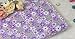 Little Flower with Different Styple Cotton Fabric Bundle Quilting Sweing Fabric 8pcs Color in Purple Size 20 X 25cm