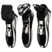 Beard Trimmer ROZIA Mens Electric Shaver,Electric Razor Cleaning Kit,Facial Trimmer Grooming Kit,Mustache Trimmer Nose Hair Trimmer Rechargeable