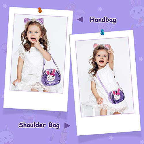 Libay Kids Makeup Kit - 30 Pc Pretend Makeup Set for Girl with Shinny Rabbit Cosmetic Bag Include Everything Your Princess Needs, Great Gift for Little Girls 3 4 5 6 7 8 Year Old (Not Real Makeup)