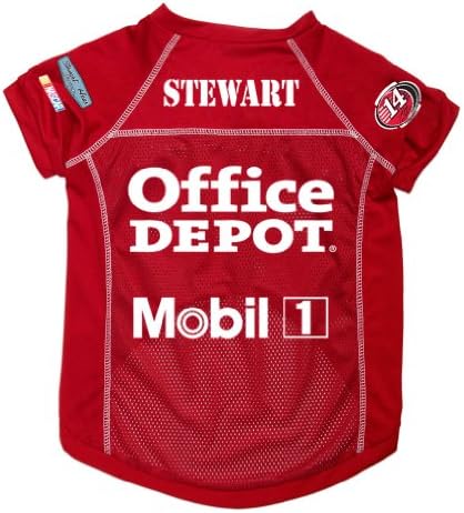 Dog Zone NASCAR Pet Football Jersey, X-Small, Tony Stewart