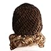 FURTALK Womens Girls Real Mink Fur Knitted Hat Winter Beanie Warm Cap