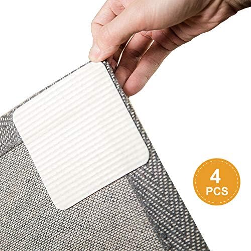 Home Techpro Best Nonslip Washable Gripper "Vacuum Tech" New Materials To Anti Curling Pad Keep Your Rug In Place & Make Corner Flat And Easily Peel Off When Need