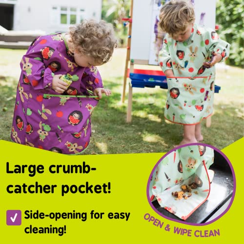 Tidy Tot LongLength Waterproof Coverall Bib, Weaning, Painting, Messy