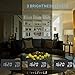 Digital Alarm Clock, Micarsky Wooden Led Digital Clock for Bedrooms with 3 Alarms Setting, 3 Levels Brightness, Dual Power, Dual Time (12/24) Mode, Voice Control, Temperature and Humidity Displaying