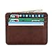 Slim Genuine Leather Wallet Minimalist Money Clip Pocket Wallet, Card Holder