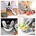 TYMXGHF Large Grey Protective Gloves, Cut Resistant, Breathable, Food Safe, Machine Washable