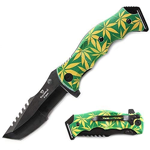 Snake Eye Tactical Heavy Duty Huntsman Folding Pocket Knife Outdoors