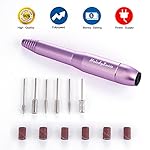 MelodySusie Nail Drill - Polishing Tools with Buffer, Cuticle Nipper and Small brush as Professional Manicure Pedicure Kit Home and Salon