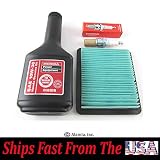 Genuine OEM Parts, Tune Up Kit Air Filter, Spark Plug, Engine Oil, Fits HRX217 (HRX2172HMA) (HRX2172HXA) (HRX2172VKA) Walk-Behind Lawn Mower (Engine Serial # GJAAA-1000001 to GJAAA-2851076