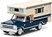 GreenLight 1: 64 Hobby Exclusive - 1968 Chevrolet C-10 with Large Camper Diecast Vehicle