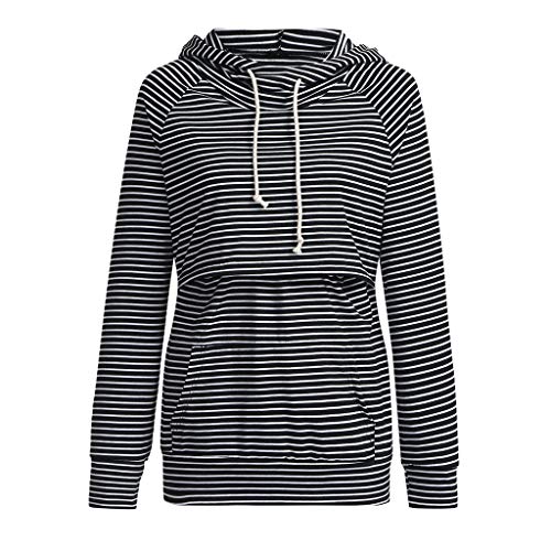 Nursing Pillow,Women's Nursing Hoodie Long Sleeves Casual Top Breastfeeding Clothes Blouse,Nursing Bras for Breastfeeding,Dark Gray,M