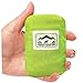 Pocket Blanket (Traveler's Ground Sheet) - Water Resistant, Foldable, Lightweight, 5 oz, 6.25 x 4.16 feet - for Camping, Beach, Hiking or Picnic (1 or 2 person)