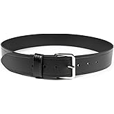 First Class Police, Sheriff, and Security 1.5" & 1.75" Plain and Basketweave Uniform Work Duty Genuine Leather Belt