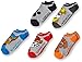 Nickelodeon boys Paw Patrol 5 Pack No Show Casual Sock, Grey Assorted, sock size 6-8.5 US