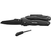 Roxon 14-in-1 Multitool Pliers with Fire Starter,Lightweight Portable | Stainless Steel Folding Pocket Knife Multi Tool Set for Camping Hiking Survival EDC, Outdoor Gear
